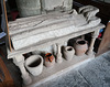 Ancient tomb with urns