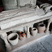 Ancient tomb with urns