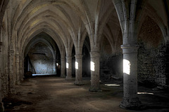 Le cellier de l'abbaye de la Guiche