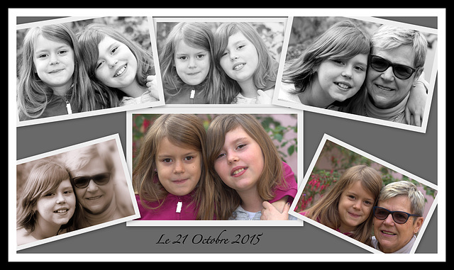 Photos portraits avec mes petites filles