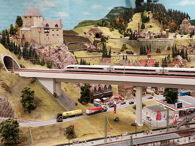 Gebirgslandschaft im Miniaturwunderland