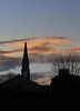 Riverside Parish Church at Sunset