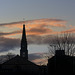 Riverside Parish Church at Sunset