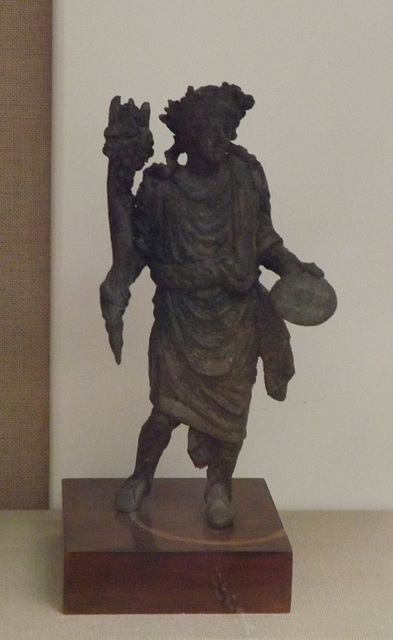 Bronze Figure of one of the Penates in the British Museum, May 2014