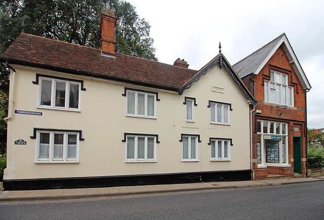 Crabtree House and The Town Rooms, Thoroughfare, Halesworth, Suffok