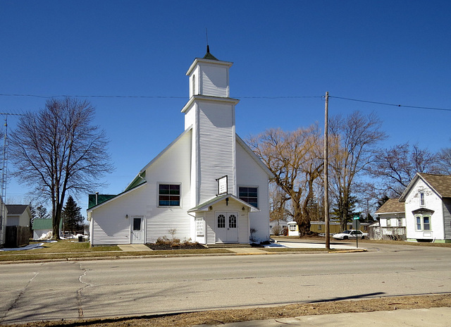 Babtist church in Clifford, Michigan