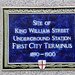 Site of King William Street tube station