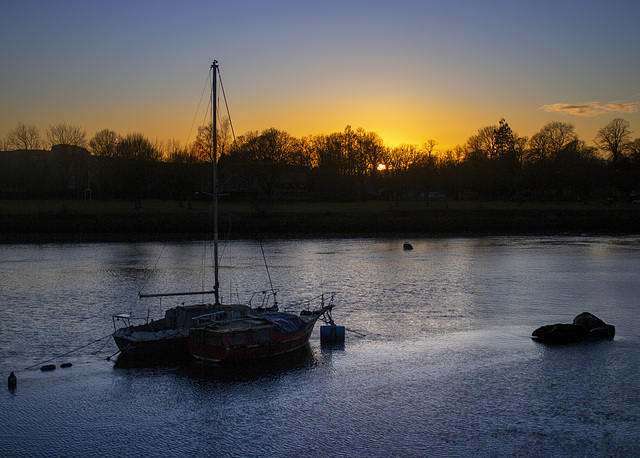 Yachts at Sunset