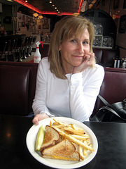 Marjorie in the Court Street Diner