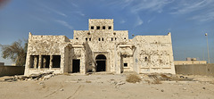 Bullet Riddled Bank Building