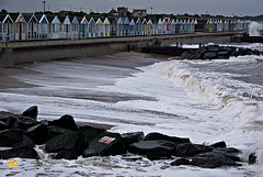 Beach huts