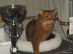 Caithlin and her trophy