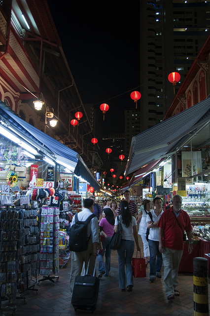 Chinatown by Night — Singapur Singapore Singapura