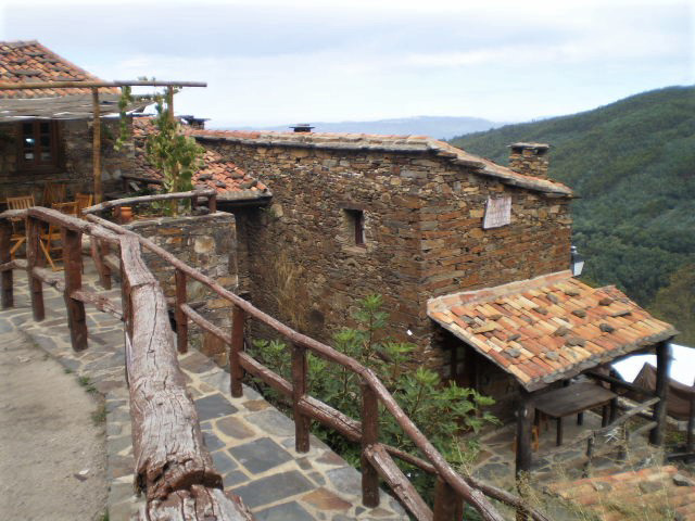 Typical schist village.