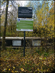 Network Rail signage clutter