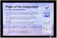 Flight of the Langoustine Hove Plinth the description 5 10 2023