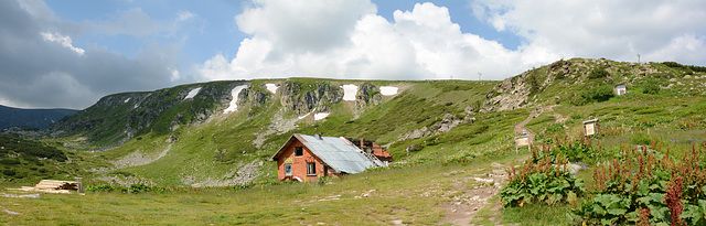 Bulgaria, Initial Stage of the Path to Climb the Upper Trail in the "Rila Lakes" Circus