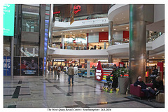 Inside the West Quay Retail Centre Southampton 24 1 2024