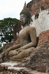 One of many Buddha Sculptures at Sukhothai Historical Park Thaland