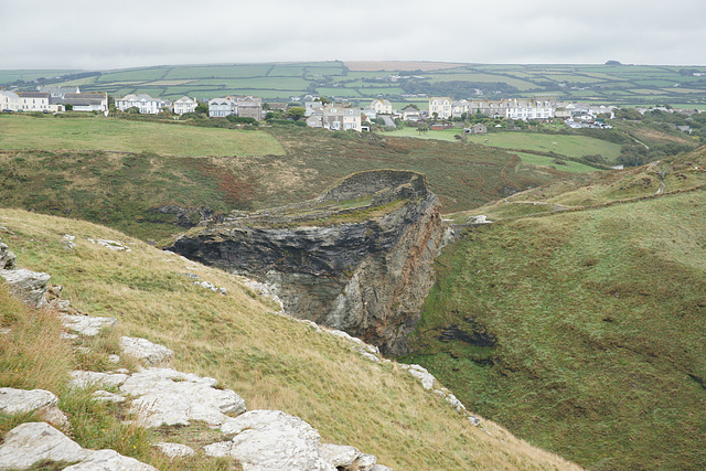 View From Tintagel Castle