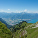 auf dem Rochers-de-Naye - Blick über Villeneuve (CH) zu den Savoyer Alpen (F) (© Buelipix)