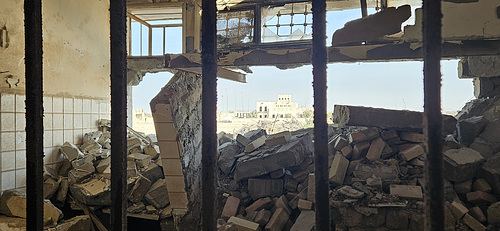 Looking Out from the Market