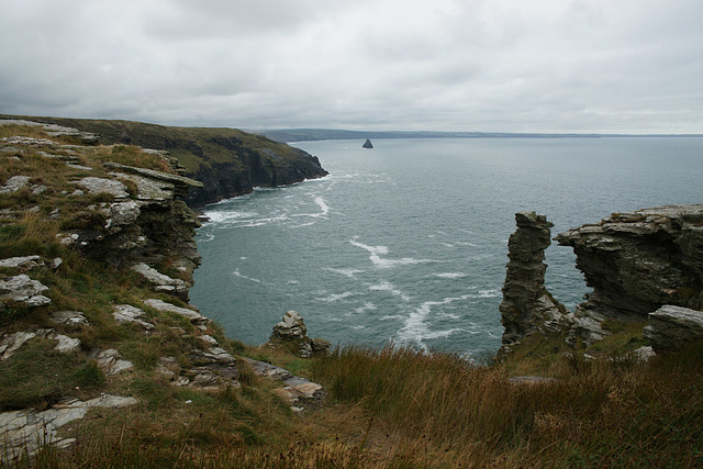 Cliffs At Tintagel