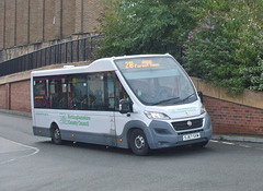 DSCF4598 Nottinghamshire C C Transport Services SJ67 SVW in Mansfield - 12 Sept 2018