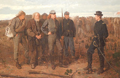 Detail of Prisoners from the Front by Winslow Homer in the Metropolitan Museum of Art, February 2020