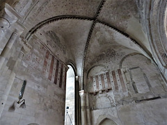 canterbury cathedral (42)st andrew's chapel of c.1130, its vaulting a slightly later addition,the wall painting later mediaeval, say c13