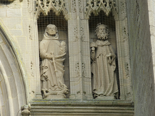 croyland abbey church, crowland, lincs (69) c15 upper west front