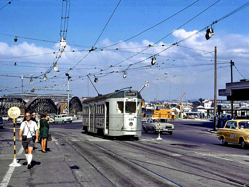 BCC  tram 499 Queen St at North Quay