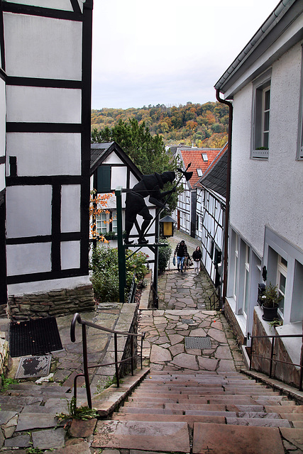 Kirchtreppe (Historische Altstadt Kettwig, Essen) / 1.11.2023