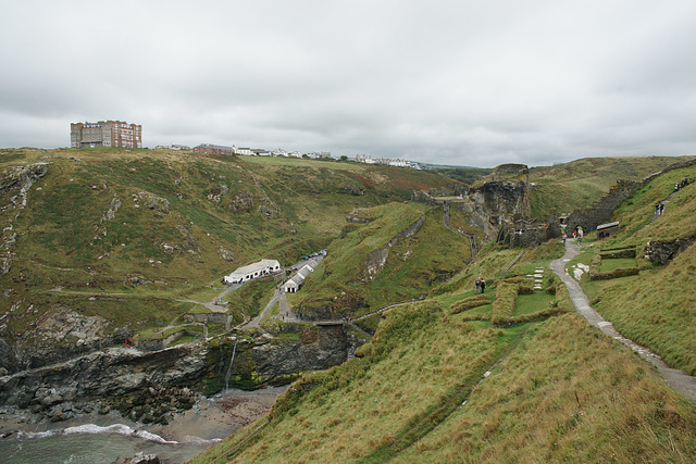 View Over Tintagel Castle