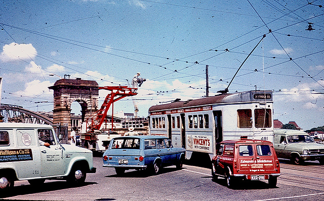 South side Victoria Bridge overhead line repairs