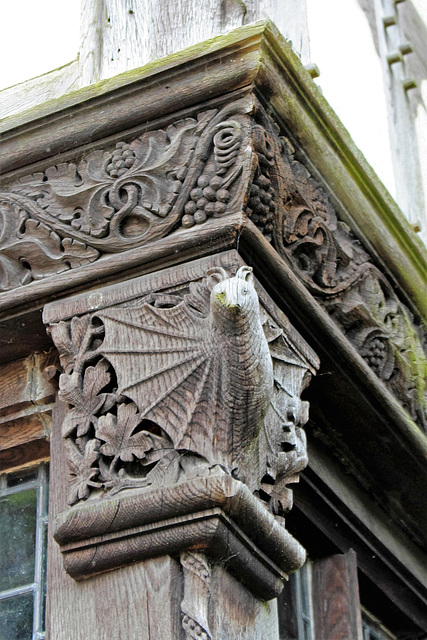 Detail of Porch, Wightwick Manor Wolverhampton