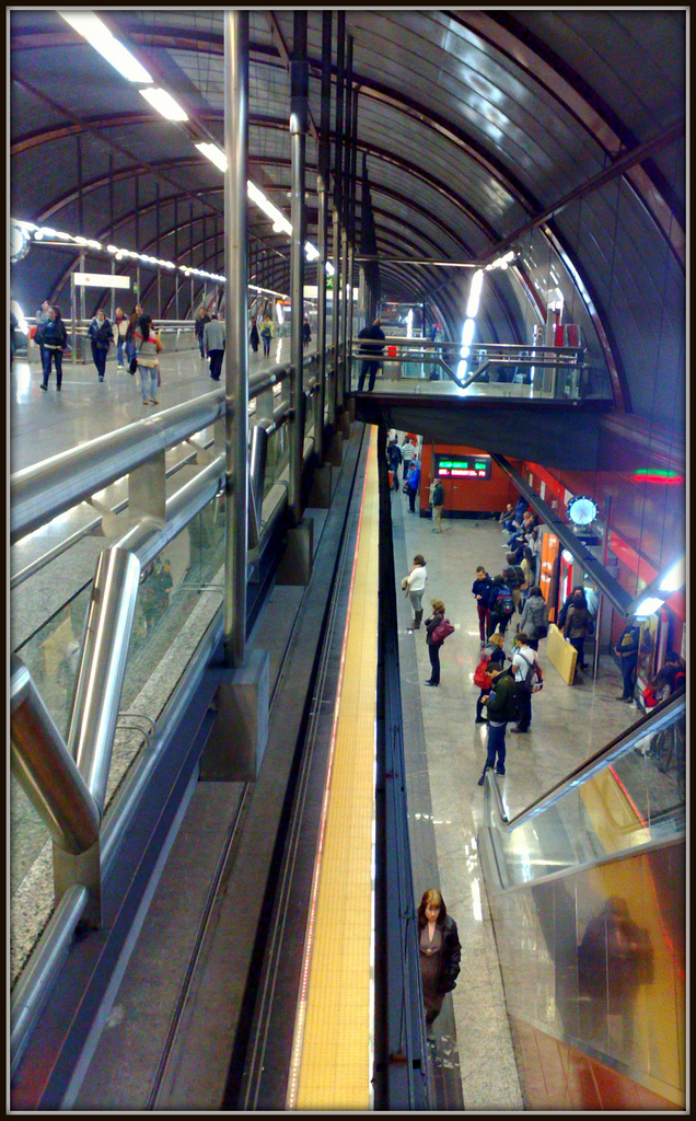 Sol Metro and main line station, Madrid