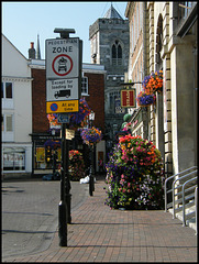 eyesore 'pedestrian zone' sign