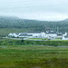 Dalwhinnie Distillery in the rain