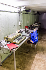 Schreibstube des Bunkers
