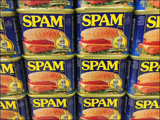 spam display at waikiki safeway