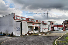 Alte Kfz-Werkstatt an der Ahsener Straße (Datteln) / 19.02.2022