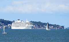 The World off Cowes - 13 July 2019