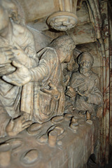 Detail of Reredos by Farmer and Brindley, Christ Church, New Mill, West Yorkshire
