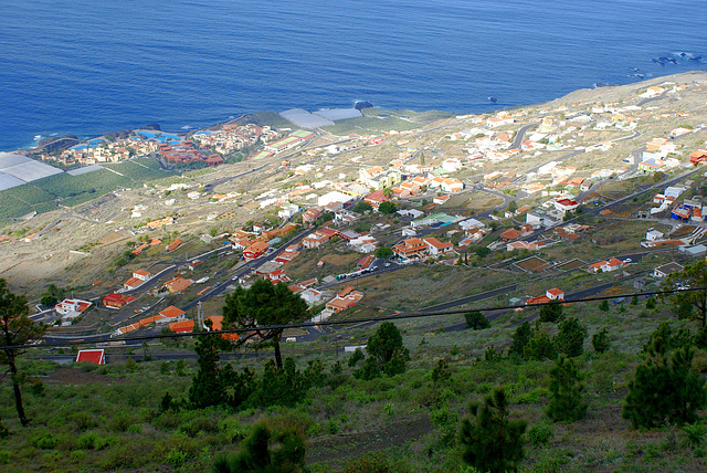 Von Los Llanos nach Süden. Hotels bei Las Indias an der Südwestküste. ©UdoSm