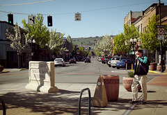 Main St. on a Saturday morning