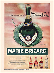 Marie Brizard Liqueur Ad, c1957