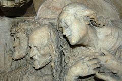 Detail of Reredos by Farmer and Brindley, Christ Church, New Mill, West Yorkshire