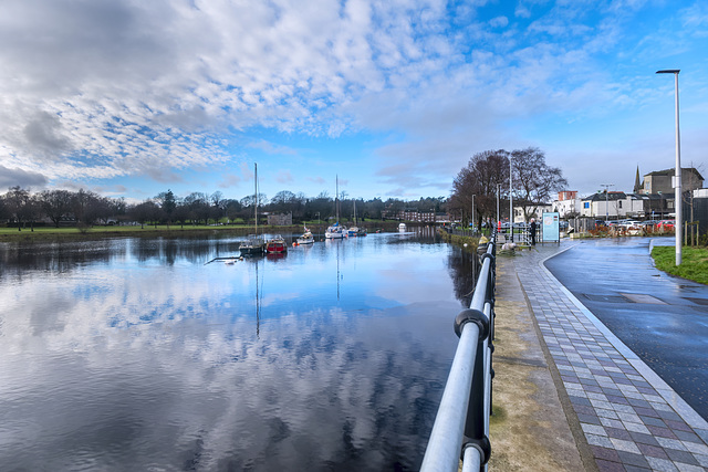 River Leven and Dumbarton Quay