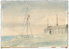Water colour of a coastal communication station